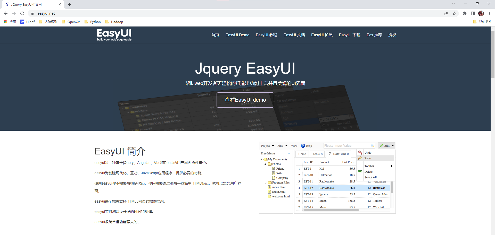EasyUI